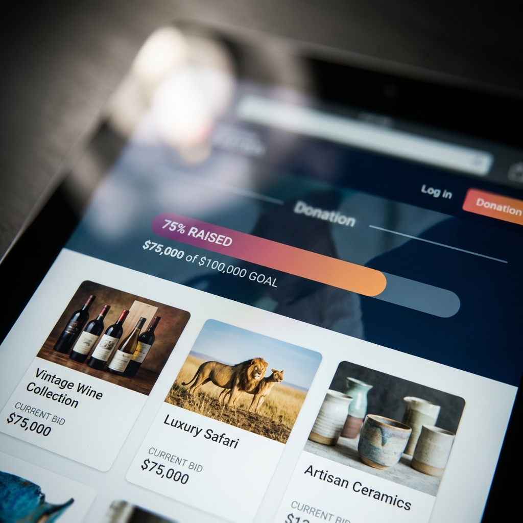 Boost Donations with a Dedicated Fundraising Auction Website